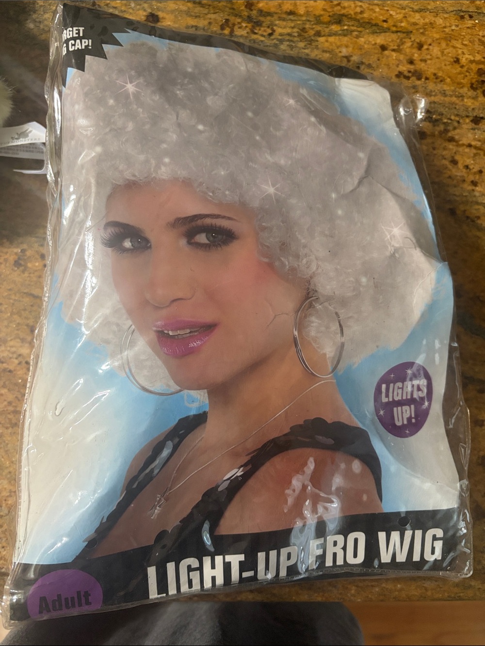 Light-Up Fro Wig